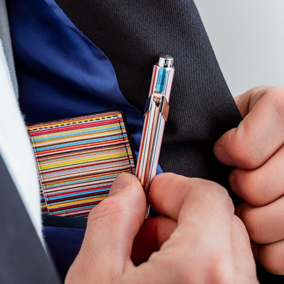 Caran d'Ache 849 Paul Smith Edition 5 Silver Mechanical pencil 0.5